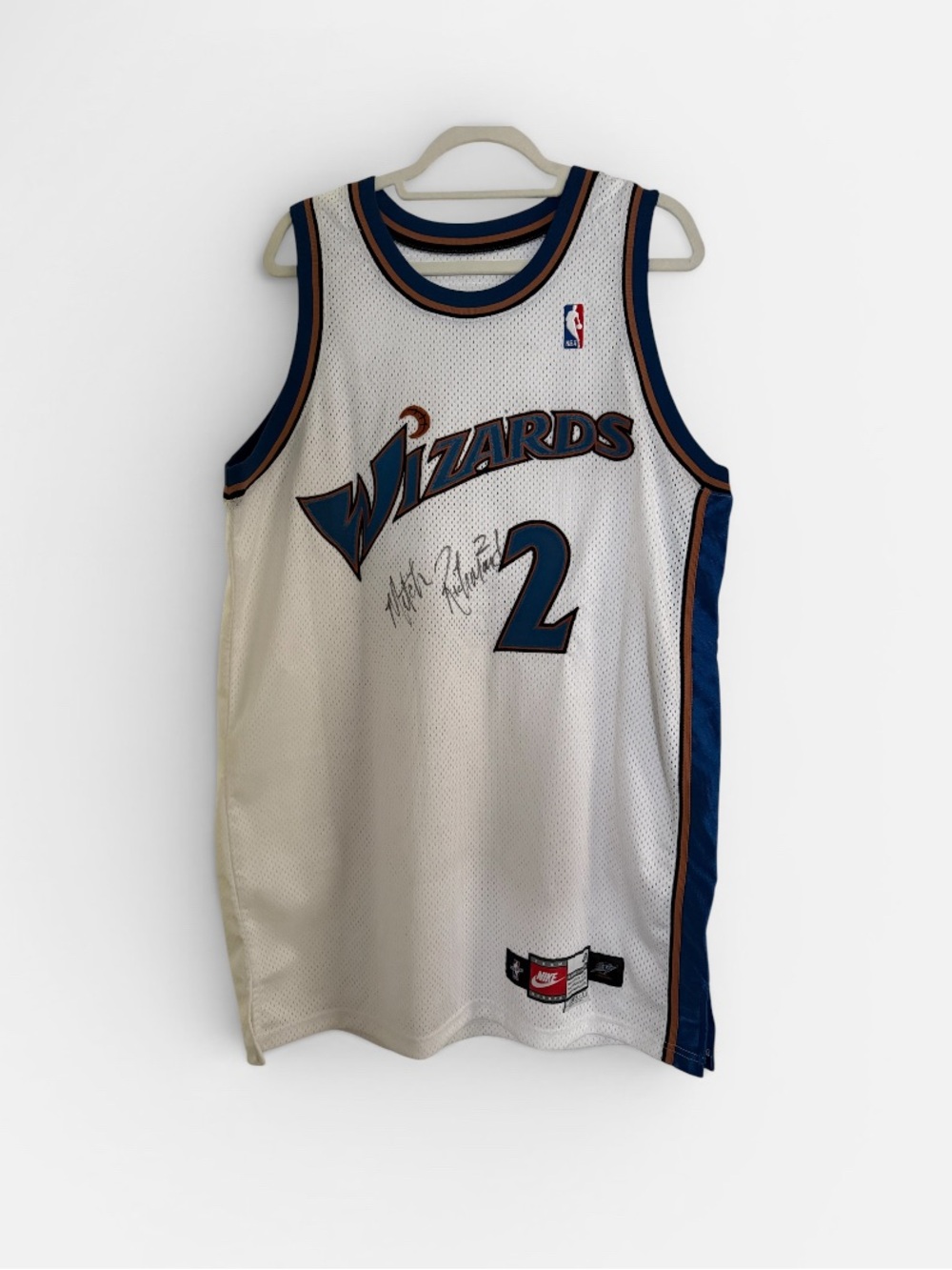 Vntg Mitch Richmond team issued 1999-2000 Washington Wizards Nike Jersey, sz 48
